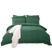 Dark Green Tailored 1000TC Duvet Doona Cover Set Various Size