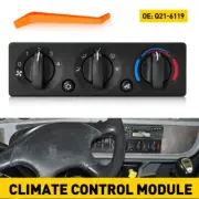 For 1969-2025 Peterbilt Q21-6119 A/C Heater Climate Control Panel Module Switch