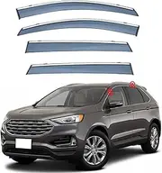 4Pcs Car Wind Deflectors for Ford for Edge Plus Mk2 2015-2020 2021 2022 2023, Side Window Ventilated Visors Rain Deflector