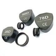 Combo Set of Black Colour Diopter Lens 20D 90D & 78D With Manual