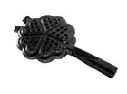 Nordic Ware 01705 Sweetheart Waffler, Cast-Aluminium Pan, Heart Shaped, Mini ...
