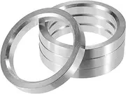 X AUTOHAUX 4pcs OD 75mm to ID 60.1mm Aluminum Alloy Car Hub Centric Rings Wheel Bore Center Spacer