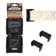 STEALTHMOUNTS Black Level Mounts Universal Level Holder - 2 Pack OM-LM-BLK-2