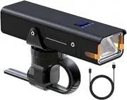 Rechargeable Bike Light, Powerful Front Headlight, 4.02x1.18x0.91 inches, Waterproof Cycling Fog Lamp, Lightweight Flashlight, Housing Safety Gear, for Night Road Visibility Tool