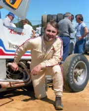 KRAMER WILLIAMSON #29 SPRINT CAR AWESOME VINTAGE CLOSE UP 8X10 GLOSSY PHOTO #2