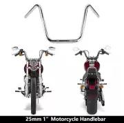 Motorcycle Handlebar Chrome 25mm 1" Hanger Handlebar For Harley Chopper Custom