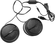 Enhanced Bass 3W Wired Computer Speaker with Rotating Volume Control, USB Connection for PC Laptop, Mini Sound Bar (Non Luminous)