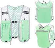 [Generic] Trail Running Vest - Running Water Backpack with Multiple Pockets | Lightweight Stable Bladder Phone Bag Chest Pack Gear for Women Hiking Marathons Race Cycling Camping