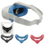 For Quest 2 VR Headset Glasses Silicone Mask Cover Helmet Eye Mask Cover Parts