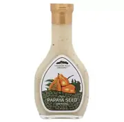 Hawaiian Hula Papaya Seed Dressing 8 oz. (Pack of 2 Bottles)