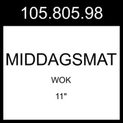 IKEA MIDDAGSMAT Wok Non-stick Coating/stainless Steel 11" 105.805.98