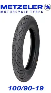 METZELER ME888 FRONT TIRE 100/90-19 HARLEY LOW RIDER SUPER GLIDE DYNA FXR FXRS