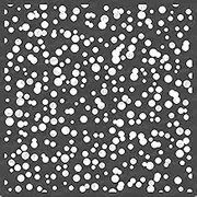 CrafTreat Dot Stencils for Painting on Wall Art, Canvas, Furniture, Wood, Tiles, Journal Notebook and Crfating Room Decor - 6x6 Inches - Reusable Grimy Dots Stencil for Scrapbooking & Home Decor