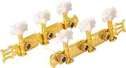 Perfeclan 2 Pieces Guitar String Tuning Pegs, Guitar String Knobs Tuning Key Pegs, Classical Guitars Machine Head, Gold