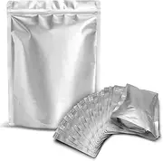 ProPremium 25 Mylar Bags 1 Gallon - Extra Thick 7.4 Mil - 10"x14" Airtight Vacuum Sealing Sealable Mylar Bags for Long Term Food Storage - Odor Free Heat Resistant - Light and Moisture Proof Fresh Saver Packs