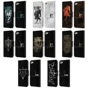 OFFICIAL IN FLAMES METAL GRUNGE LEATHER BOOK CASE FOR APPLE iPOD TOUCH MP3
