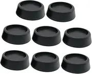 SEWACC 8pcs Vibration Pads for Washing Machine Durable Rubber Feet Pads Noise Reduction Non Slip Design for Home Appliances Vibration Reduction Stabilization