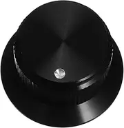KONTONTY Aluminum Volume Control Knob for Amplifier and Bass Guitar Hat Shaped Design Round Hole for Precise Volume and Tone Adjustments Compact Spaces