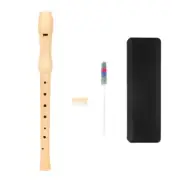 German British Fingering Treble Flute Soprano Recorder Instrument 8 Holes