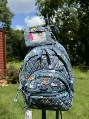 NWT~Vera Bradley~Cat’s Meow~Small Essential Backpack Compact w/Zip ID~EXACT SET!