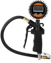 Nutriess Digital Tire Inflator Gauge Air Pressure Gun Universal Car Motorcycle Pump Gun Accurate Measurement for Vehicle Maintenance
