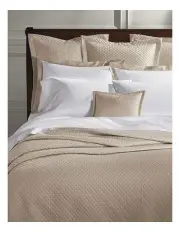 [Ralph Lauren Home] Argyle Sateen Quilt in Beige