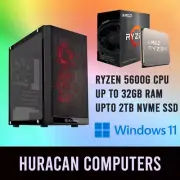NEW AMD RGB Gaming Desktop PC | Ryzen 5600G | Up to 32GB RAM | Up to 2TB SSD