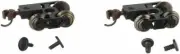 Bachmann N Friction-Bearing Freight Trucks with Wheels and E-Z Mate Knuckl 42536