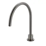 Meir Round High-Rise Swivel Hob Spout Shadow MS08-PVDGM