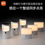 感應燈/小夜燈 智物感應壁燈人體感應燈小夜燈LED免走線充電智能無線櫥櫃入戶燈【HZ62944】