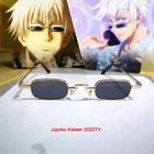 Anime Jujutsu Kaisen Gojo Satoru Black PU Eye Mask Glasses Cosplay Accessori _co