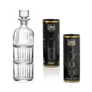 RCR Combo 3 Piece Stackable Decanter and Tumbler Set