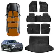 Floor Mat Boot Liner Back Seat Protector for Haval H6/H6 GT 2021-2025 Heavy Duty Cargo Car Trunk Kick Mats Cover