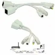 New Power over Ethernet Passive PoE Adapter Injector + Splitter Kit 5v 12v 24v 4