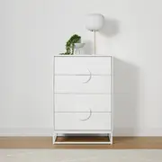 Stevie 4 Drawer Chest - White