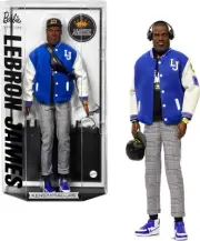 Barbie Signature Lebron James Kenbassadors Doll Collectible with Varsity Bomber