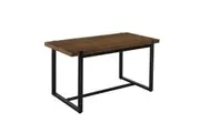 Levede Dining Table Industrial Wooden Metal 140cm