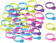 40x Silicone Icing Bag Ties Reusable Pastry Bag Ties Cake Decorating Clips