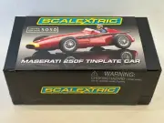 Scalextric C2929A Maserati 250F F1 Tinplate Car (Red) 1/32 scale slot car NIB