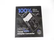 350W Travel Adapter 220V to 110V Power Voltage Converter Pure Sine Wave, 7 IN 1