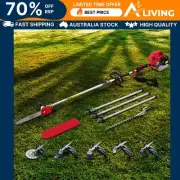 62CC Pole Chainsaw Hedge Trimmer Brush Cutter Whipper 7-in-1 5.6m Red Gard -GSAW