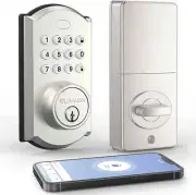 ELAMOR Keyless Entry Door Lock APP Bluetooth Security Smart Deadbolt Auto Lock