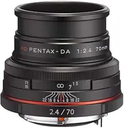 K-Mount HD DA 70mm f/2.4 70-70mm Fixed Lens for Pentax KAF Cameras (Limited Black)