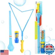 Uncle Bubble Giant Bubble Wands | 3-Piece Set Pack - Includes Wand, Big Bubbl