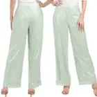 House of Harlow 1960 Sequin Side Zip Wide Leg Pants Sz 2