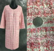 NWT $1695 St John jacket coral multi knit suit blazer size L 12 14 NEW