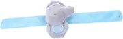 OKUMEYR Plush Elephant Slap Bracelet Fun Animal Wristband for Parties Comfortable Plush Slap Wristband Party Favor Decoration for Birthday Celebrations