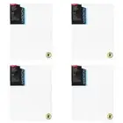 4x Jasart Academy 16x20" Thin Edge Cotton Stretched Painting Canvas 280GSM White