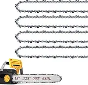 18 Inch Chainsaw Chains .063" Gauge .325" Pitch 68 Drive Links, Fit For Stihl 025, MS250, MS251 (PRE 2023 .063" Gauge),MS 231,MS 241, For Oregon V68, For Husqvarna-H28-68 (4 Chains)