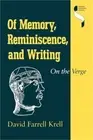 Of Memory, Reminiscence, and Writing: On the Verge (Paperback or Softback)